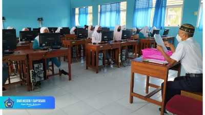 SMKN 1 Saptosari Sukses Gelar ANBK 2022